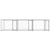 Dog Cage with Doors Grey 6x2x1.5 m Galvanised Steel