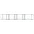 Dog Cage with Doors Grey 8x2x1.5 m Galvanised Steel