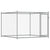 Dog Cage with Doors Grey 10x2x1.5 m Galvanised Steel