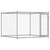 Dog Cage with Doors Grey 10x2x1.5 m Galvanised Steel