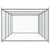 Dog Cage with Door Grey 8x2x1.5 m Galvanised Steel