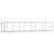 Dog Cage with Door Grey 8x2x1.5 m Galvanised Steel