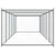 Dog Cage with Door Grey 12x2x1.5 m Galvanised Steel
