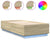 Bed Frame with LED without Mattress Sonoma Oak 90x190 cm