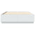 Bed Frame without Mattress White 150x200 cm