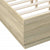 Bed Frame without Mattress Sonoma Oak 135x190 cm