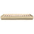 Bed Frame with LED without Mattress Sonoma Oak 150x200 cm