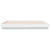 Bed Frame without Mattress White 183x203 cm King