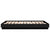 Bed Frame without Mattress Black 150x200 cm