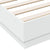 Bed Frame without Mattress White 135x190 cm