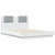 Bed Frame without Mattress White 135x190 cm