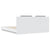 Bed Frame with LED without Mattress White 183x203 cm King