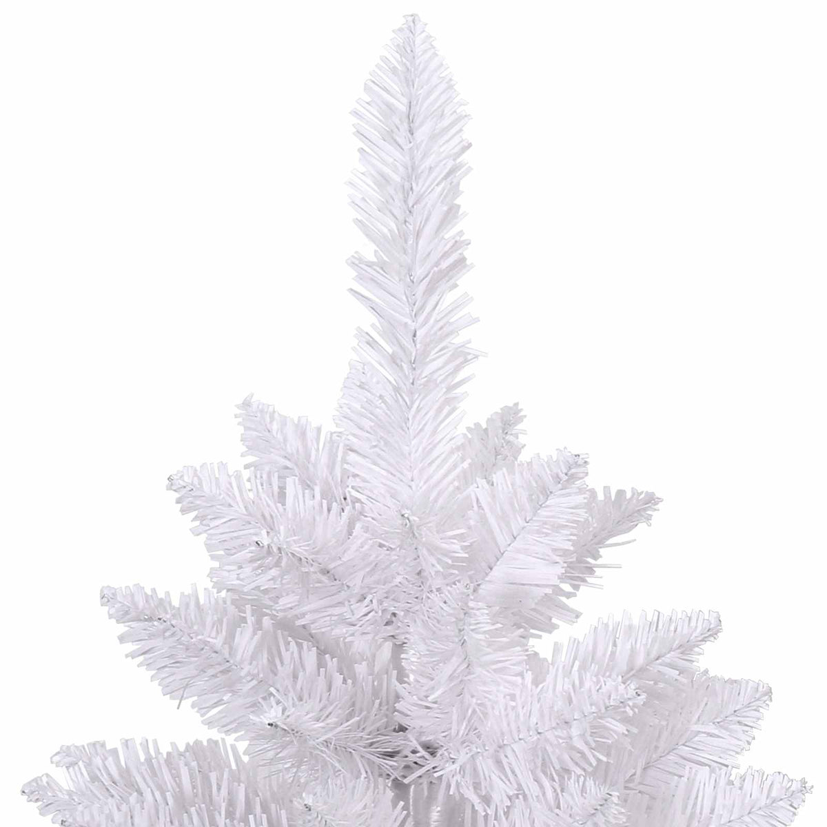 Artificial Christmas Tree White 180 cm PVC and Metal