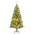 Artificial Christmas Tree with 300 LEDs&Ball Set&Flocked Snow 180 cm