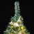 Artificial Christmas Tree with 300 LEDs&Ball Set&Flocked Snow 180 cm