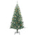 Artificial Christmas Tree with 300 LEDs&Ball Set&Flocked Snow 180 cm