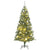 Artificial Christmas Tree with 300 LEDs&Ball Set&Flocked Snow 210 cm