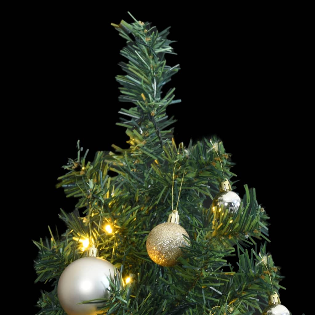 Slim Christmas Tree 300 LEDs & Ball Set 270 cm