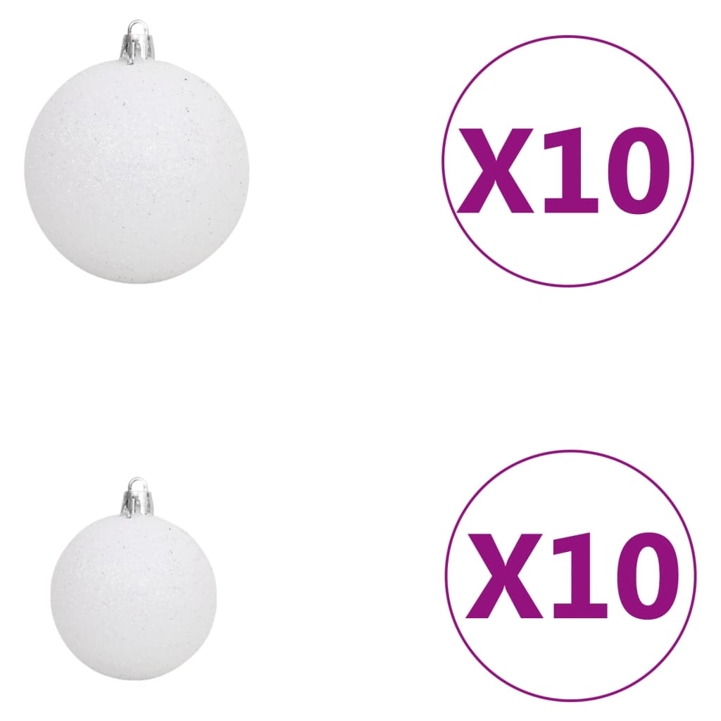 Slim Christmas Tree 300 LEDs & Ball Set 270 cm