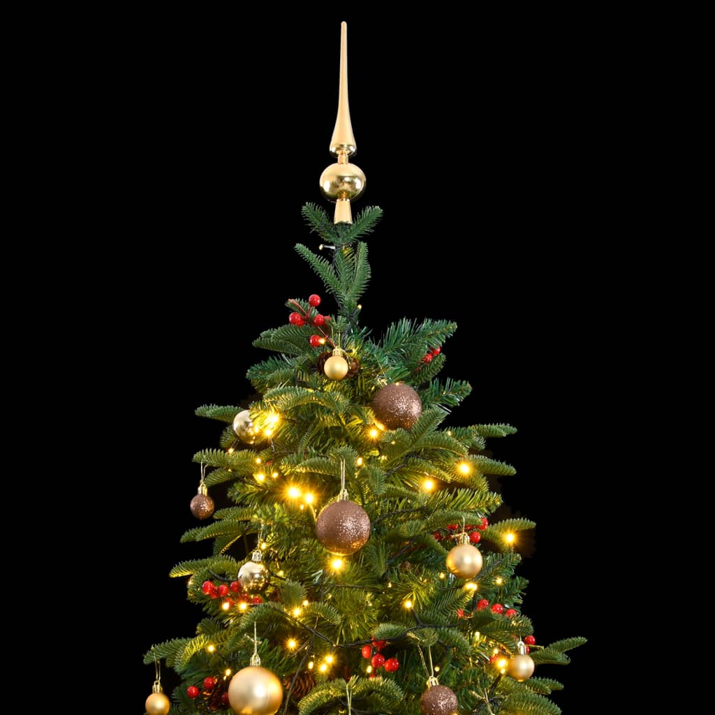 Artificial Hinged Christmas Tree with 300 LEDs & Ball Set 180 cm