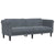 2 Piece Sofa Set Dark Grey Velvet