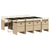 9 Piece Garden Dining Set with Cushions Beige Poly Rattan