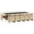 11 Piece Garden Dining Set with Cushions Beige Poly Rattan