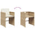 5 Piece Garden Dining Set with Cushions Beige Poly Rattan