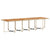 13 Piece Garden Dining Set with Cushions Beige Poly Rattan
