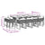 13 Piece Garden Dining Set with Cushions Beige Poly Rattan