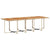 15 Piece Garden Dining Set with Cushions Beige Poly Rattan