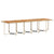 17 Piece Garden Dining Set with Cushions Beige Poly Rattan