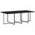 9 Piece Garden Dining Set with Cushions Black Poly Rattan