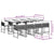 9 Piece Garden Dining Set with Cushions Black Poly Rattan