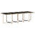 11 Piece Garden Dining Set with Cushions Beige Poly Rattan