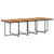 11 Piece Garden Dining Set with Cushions Black Poly Rattan