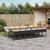 13 Piece Garden Dining Set with Cushions Black Poly Rattan