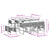11 Piece Garden Dining Set with Cushions Beige Poly Rattan