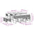 11 Piece Garden Dining Set with Cushions Mix Beige Poly Rattan