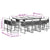 11 Piece Garden Dining Set with Cushions Beige Poly Rattan