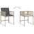 13 Piece Garden Dining Set with Cushions Light Grey Poly Rattan