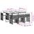 7 Piece Garden Dining Set with Cushions Beige Poly Rattan