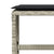 13 Piece Garden Dining Set with Cushions Light Grey Poly Rattan