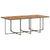 13 Piece Garden Dining Set with Cushions Grey Poly Rattan