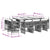11 Piece Garden Dining Set with Cushions Beige Poly Rattan