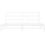 Metal Bed Frame without Mattress with Headboard White 183x203 cm King