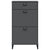 Shoe Cabinet VIKEN Anthracite Grey Engineered Wood