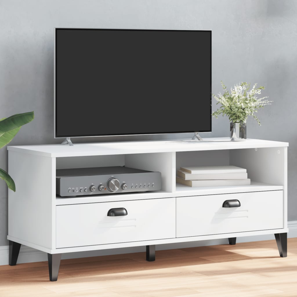 TV Cabinet VIKEN White Engineered Wood