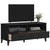 TV Cabinet VIKEN Black Engineered Wood