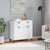 Sideboard VIKEN White 80x40x80 cm Engineered Wood